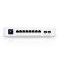 Switch Ubiquiti Uni-fi 8 Portas Poe+ De 2.5g e 2 Portas Sfp+ De 10g - Usw-enterprise-8-poe