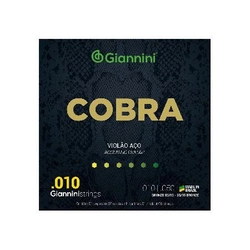 Encordoamento para Violão Aço Cobra Bronze .010 - Geefle