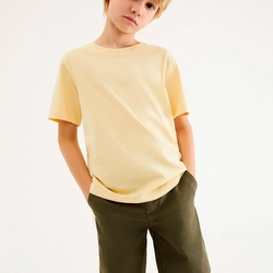 Camiseta Manga Curta Slim Hering Básica Masculino - Amarelo