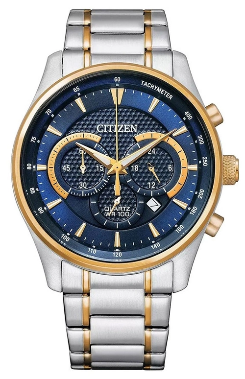 CITIZEN RELÓGIO AN8194-51L  SILV/GOLD/BLUE
