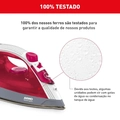Ferro De Passar a Vapor Arno Steamgliss Fsgc Base Ampla De Cerâmica e Ponta De Precisão - 110v