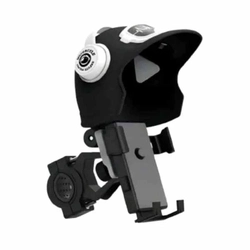 Suporte Cel. P/ Moto Ou Bicicleta C/ Proteção Ref. Or-sp10 Preto