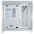 Gabinete Gamer K-mex W4ji Tiger Shark Branco - Cgw4j1rh002cb0x