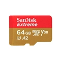 Cartão, De, Memória, Sandisk, Extreme, 80 MB/s  Até 170 MB/s 64GB