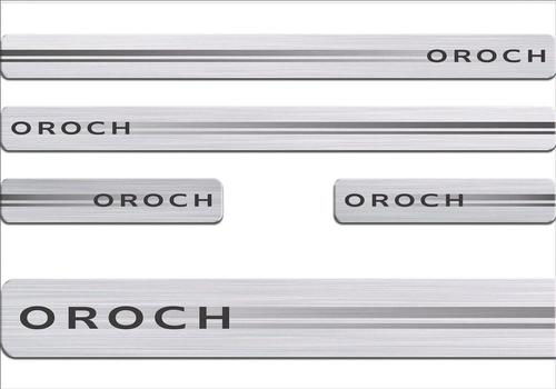 Soleira Protetora Duster Oroch 4 Peças Adesivo Resinado