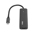 Hub Usb Type c 5 Em 1 - 2x Usb 3.0 + Hdmi 4k + Type c Pd 100w + Type c Dt Vinik - Hv51c
