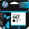 Cartucho de Tinta HP 667 Preto Advantage Original - 3YM79AL