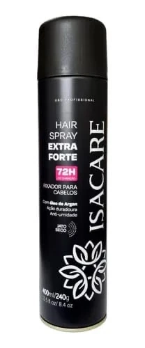 Fixador Para Cabelos Extra Forte Isacare 400ml