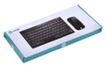 Mini Teclado e Mouse Sem Fio Dynamic Flat Dc110 1200dpi  Usb -  Cor Preto