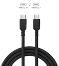 Cabo Usb Tipo-c 3.1 P/ Usb Tipo-c 3.1 - Preto - 3 Metros - Nylon - Pucp3p