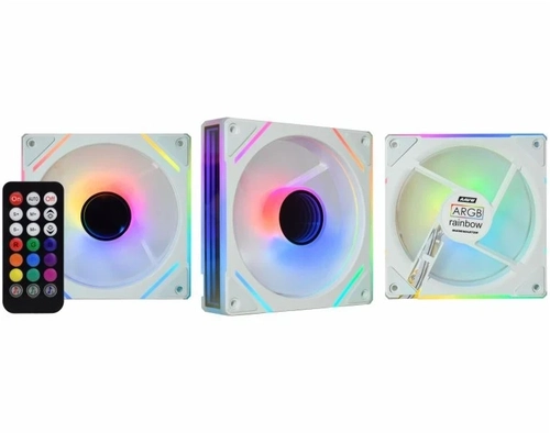 Kit Cooler Gabinete 120mm K-mex Infinity Nazca Branco - Aavwk136ateab0x