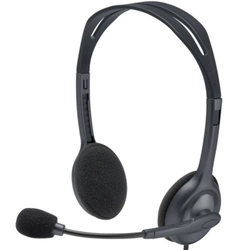 Headset Logitech H111 Cinza Esteréo Analógico 981-000612-v