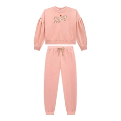 Conjunto Moletom Bordado Enjoy Nina Go! - Feminino