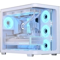 Gabinete Gamer Aerocool Atx P500c Branco Lateral Vidro