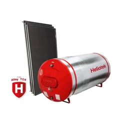 Kit Aquecimento Solar - 500 Litros - Alta Pressão p/ Água Agressiva - Reservatório INOX 316L  - HELIOTEK