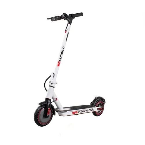 Patinete Eletrico Wehawk Ssm Hw01 350w Bat 36v 10ah White/black Pneu Maciço