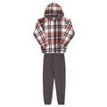 Conjunto Casaco Flanelado Capuz e Calça Moletom Ambar Randa Mundu - Masculino