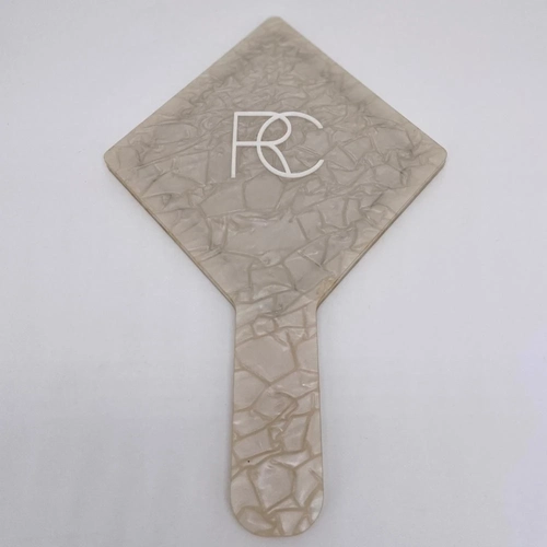 Espelho Perolado - Logo alto relevo inicial ou desenho