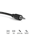 Cabo P2 3.5mm x P2 3.5mm Puro Cobre 28awg Pcyes 60cm - P35m-06