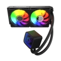 Water Cooler Pcyes Tundra Black Vulcan Argb 240Mm - Wctbv240