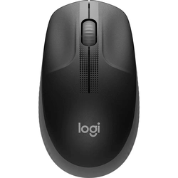 Mouse Logitech M190, DPI 1.000, 3 botões, Preto/Cinza, Sem Fio - 910-005902