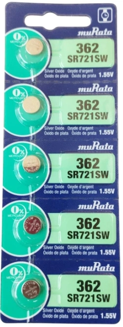 362 = 361 = 310 = 721 = G11 - 1,55V cartela c/5un.