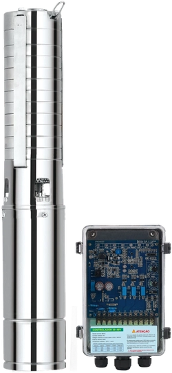 Bomba Solar ZM 500W (4 polegadas) + Controlador 48V