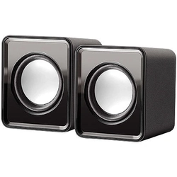 Caixa de Som 2.0 Mini 3w Rms P2 Preta - Sp151