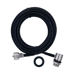 Cabo Medio Aquario M-802k Cabo Com 5,5 Metros e Conector Uhf Rg-058