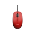 Mouse Com Fio Usb Mf400 1200dpi 3bot Slim Silencioso 180cm Vermelho Multilaser