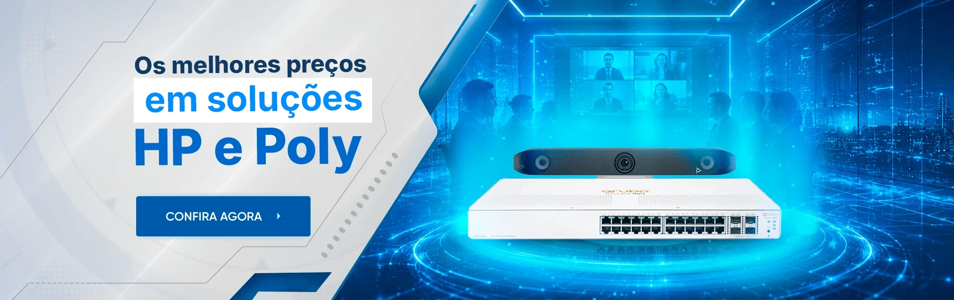 Os melhores preços em soluções HP e Poly