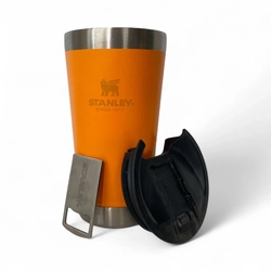 Copo térmico Stanley com tampa + abridor 473ml