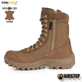 Coturno Militar Airstep Lightness Confort 8628 - Coyote (Com Zíper)
