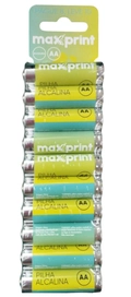 Pilha AA Maxprint AA c/10 unidades. Alcalina