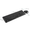 Combo Teclado + Mouse Multilaser Cs200 Usb 1000dpi - Tc183