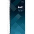 Agenda 2021 Comercial Ideale, 208 Folhas, 119mm x 275mm - Tilibra