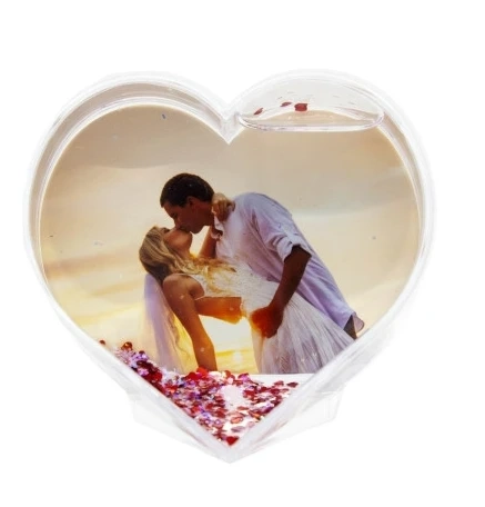 Coração Glitter 9X6.5cm PF93 - p/1 fotos