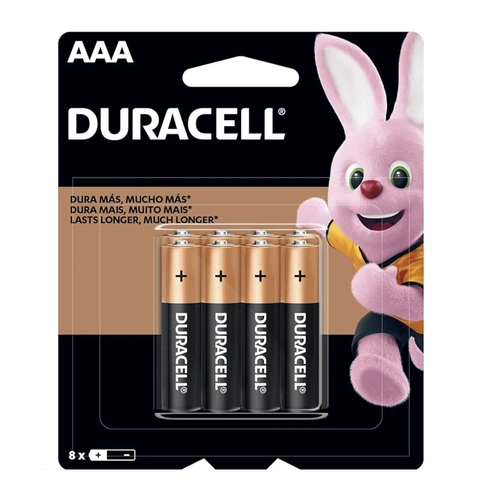 Pilha Alcalina AAA  Pequena 4 Unidades Duracell