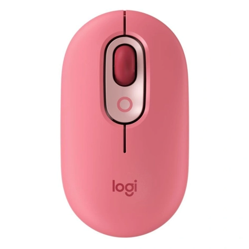 Mouse Logitech Pop Rosa Heartbreaker Sem Fio 910-006551-v