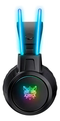 Headset Gamer Profissional Onikuma X15 Pro Com Orelhas Preto Luz Rgb