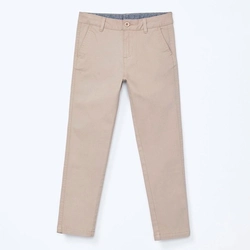 Calça Chino em Sarja Bege Hering - Masculina