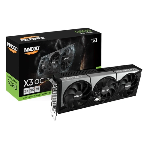 Gpu Inno3d Geforce Rtx  5080 X3 Oc 16gb 256-bit N50803-16d7x-17603930