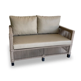 Namoradeira Sofá 2 Lugares Corda Náutica e Alumínio Epóxi Cuiabá