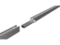 Par de Emenda RS-354 Romagnole – Conector para Perfil H Pratic Lite, Estrutura Solar