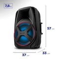 Caixa De Som Mondial 550w Rms Bluetooth - Cm-550