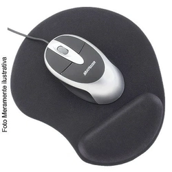 Mouse Pad Multilaser Com Apoio de Pulso em Gel Preto - Ac024