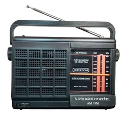 Rádio Motobrás Rm-pft22ac 2 Faixas Am Fm