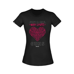 Camiseta Feminina Concept Love Guns - (Invictus)