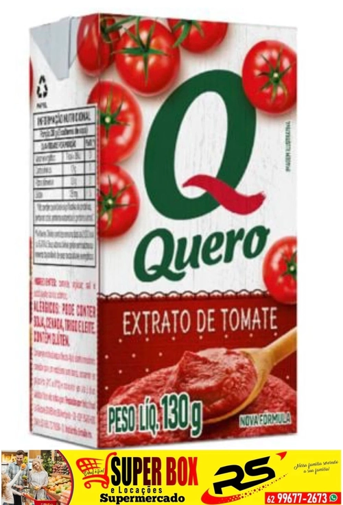 Extrato de Tomate Quero 130g