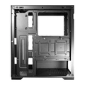 Gabinete Gamer K-mex Aquário Poseidon Preto ATX Lateral Em Vidro Sem Fan - CG11G4RH0010B0X
